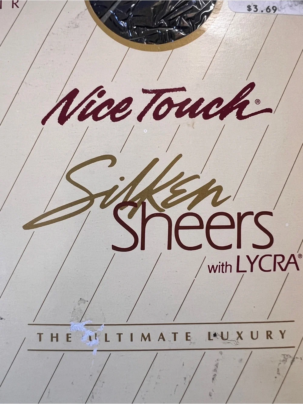 Vintage 90s Sears Nice Touch Silken Sheers Pantyhose - Size Full Figure X - USA